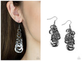 Closed Circuit Sass - Black Earring
