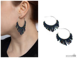 Tailored Tassel - Multi Hoop Earring