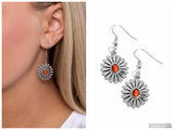 Delectably Daisy - Orange Earring
