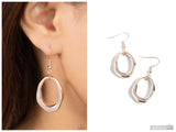 Asymmetrically Artisan - Rose Gold Earring