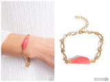 Whimsically Wrapped - Pink Bracelet