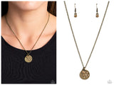 Dandelion Delight - Brass Necklace