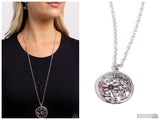 Dragonfly Daydream - Pink Necklace