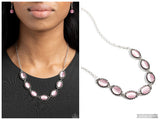 Framed in France - Pink Necklace