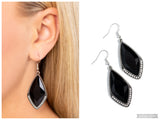 Deco Dazzle - Black Earring