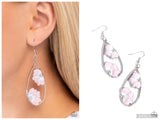 Airily Abloom - Pink Earring