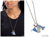 Cheering Section - Blue Necklace