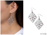 Pumped Up Posies - Pink Earring