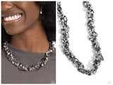 Totally Two-Toned - Silver Necklace