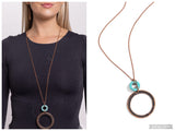 Optical Illusion - Copper Necklace