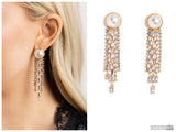 Genuinely Gatsby - Gold Post Earring