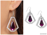 Poshly Photogenic - Purple Earring