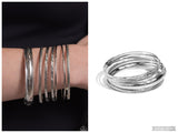 Stackable Stunner - Silver Bracelet