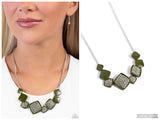 Twinkling Tables - Green Necklace