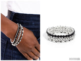 Monochromatic Maverick - Black Bracelet
