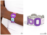 Painted Pairing - Purple Bracelet