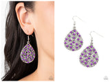Botanical Berries - Purple Earring