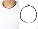 Oil Spill Orbit - Silver Necklace