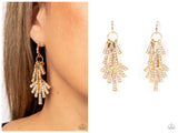 Fan of Glam - Gold Post Earring