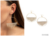 Fierce Fringe - Gold Earring