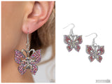 Bejeweled Breeze - Pink Earring