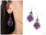 Mountain Mantra - Purple Earring