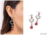 Lovers Lure - Red Post Earring