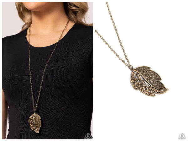 A Mid-AUTUMN Nights Dream - Brass Necklace