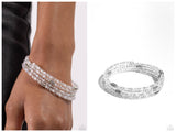 Dreamy Debut - White Bracelet