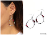 Shop Till You DROPLET - Red Earring