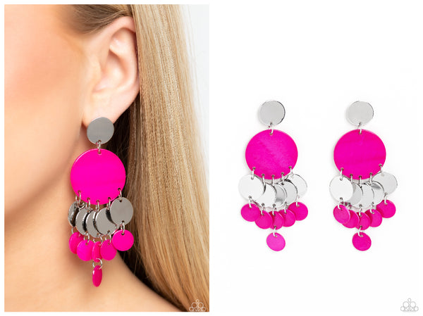 SHELL of the Ball - Pink Post Earring