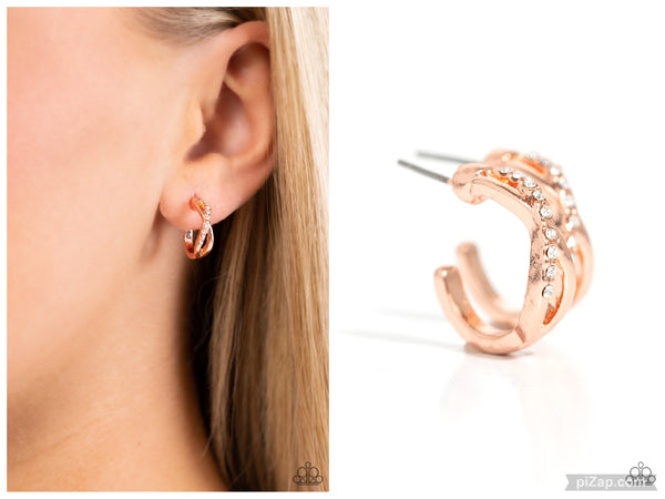 Horoscopic Helixes - Copper Hoop Earring