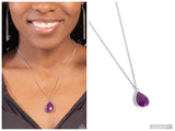Sparkling Stones - Purple Necklace