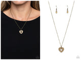 Romantic Retreat - Brass Necklace