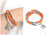 Off the WRAP - Orange Bracelet