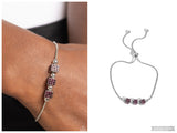 Roll Out the Radiance - Purple Bracelet