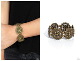 Leave of Lace - Brass Bracelet