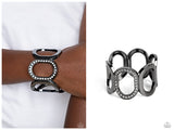 Opulent Ovals - Black Bracelet