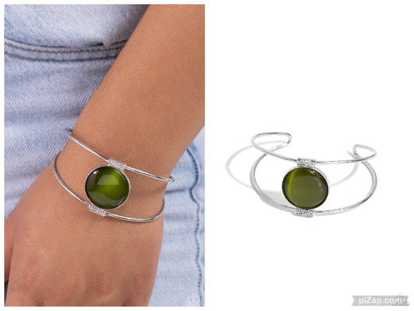 Candescent Cats Eye - Green Bracelet