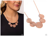 Medaled Mosaic - Copper Necklace