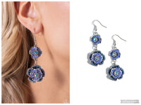 Intricate Impression - Blue Earring