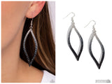 Admirable Asymmetry - Black Earring