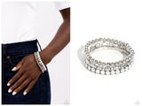 Monochromatic Maverick - White Bracelet