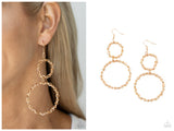 Twist of FABULOUS - Gold Earring