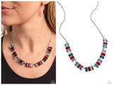 Elite Emeralds - Red Necklace
