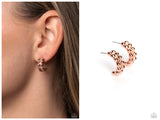 Bubbling Beauty - Copper Hoop Earring