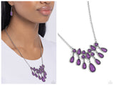Exceptionally Ethereal - Purple Necklace