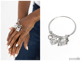 Locked Legacy - White Bracelet