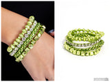 Punk Pattern - Green Bracelet