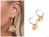 Majestic Mermaid - Gold Hoop Earring